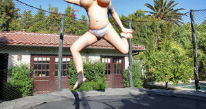 18 year old girl Cipriana A takes a cumshot in mouth after sex in mesh hosiery